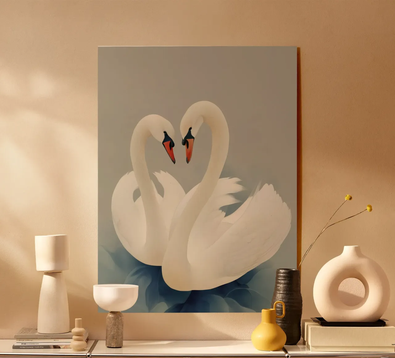 White Swans plexiglass da softsoul