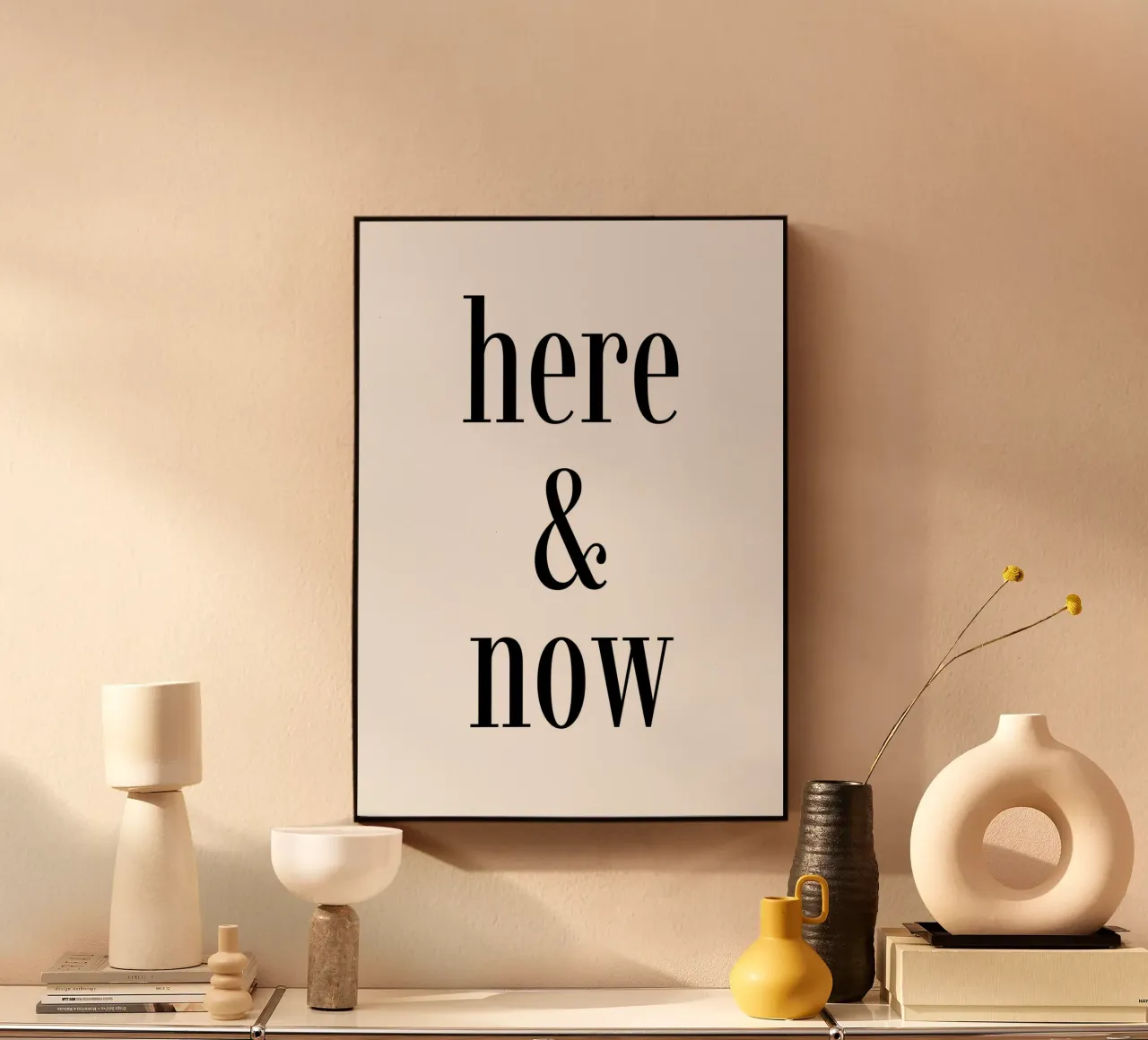 HERE & NOW plexiglass da Quotes on walls