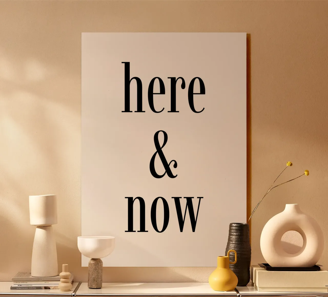 HERE & NOW plexiglass da Quotes on walls