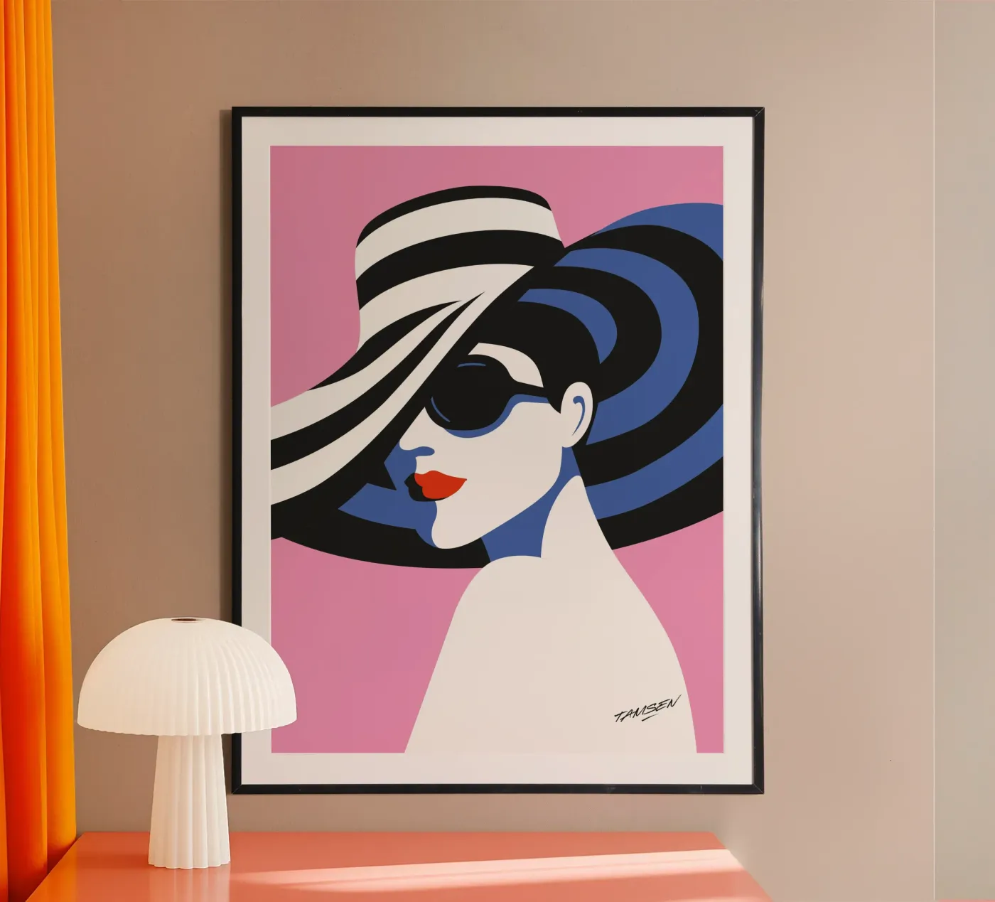 French elegance poster by Tamsen Design