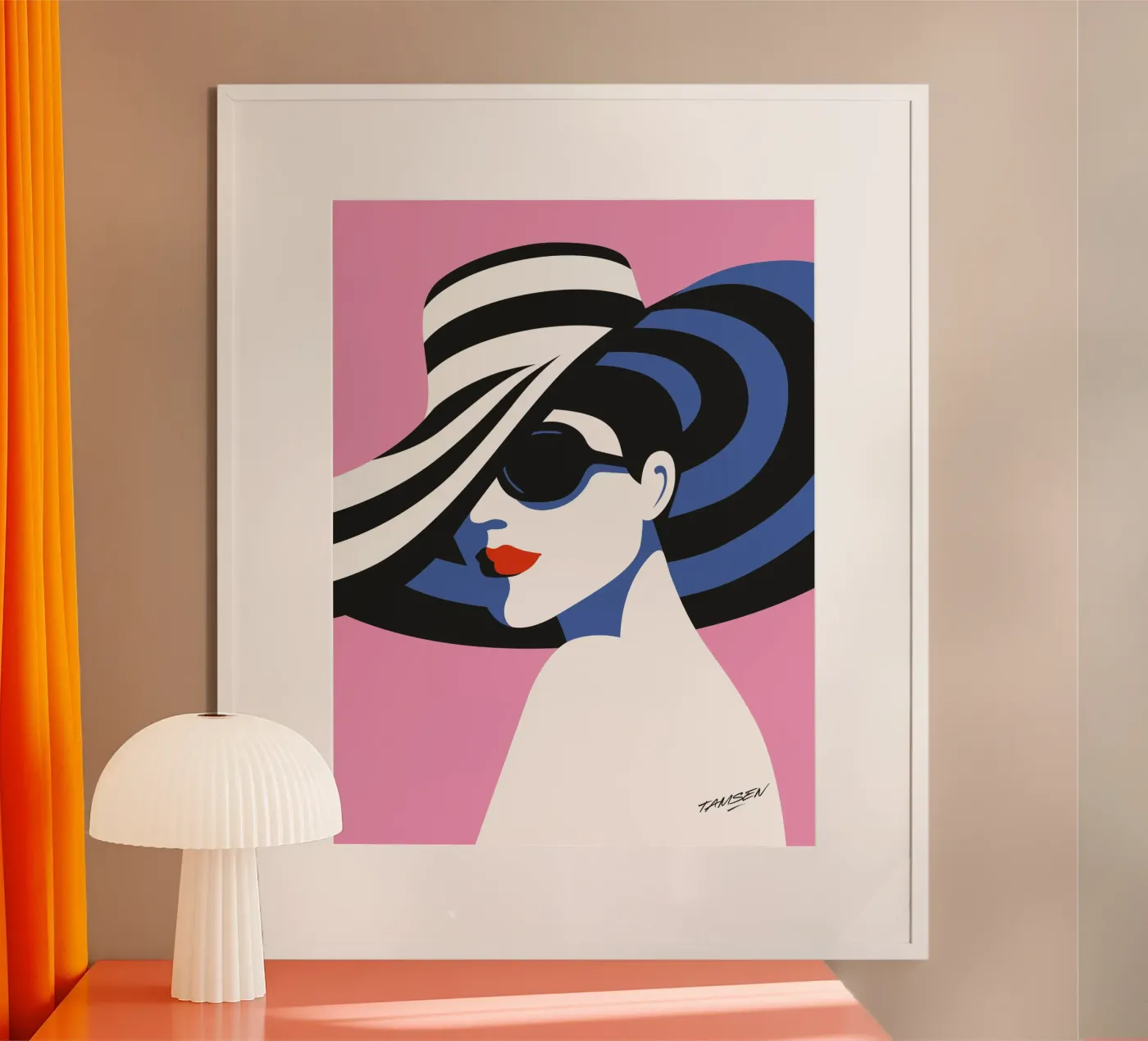 French elegance poster by Tamsen Design