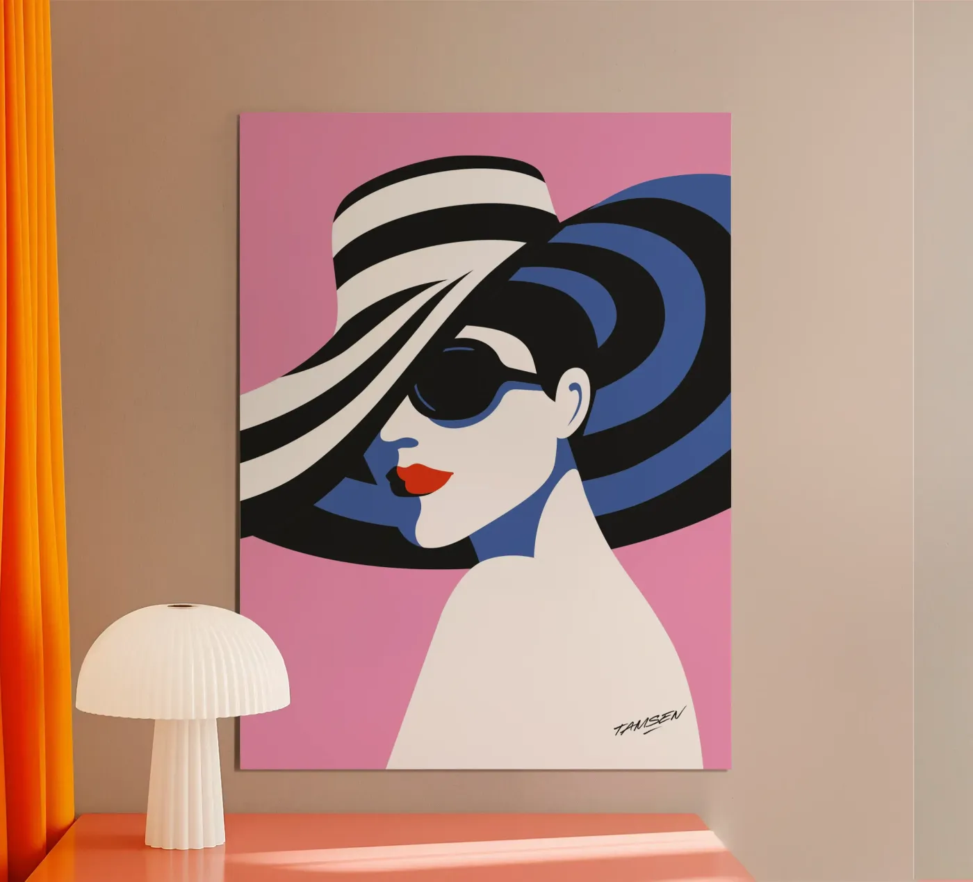 French elegance poster by Tamsen Design