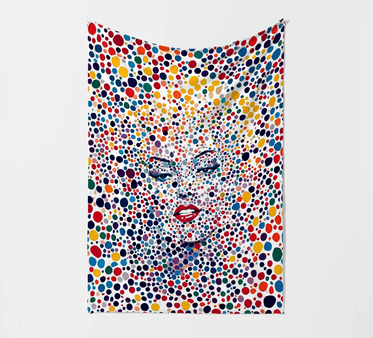 Marilyn Everywhere | Pop Art e Pointillismus coperta in pile da Autofocus