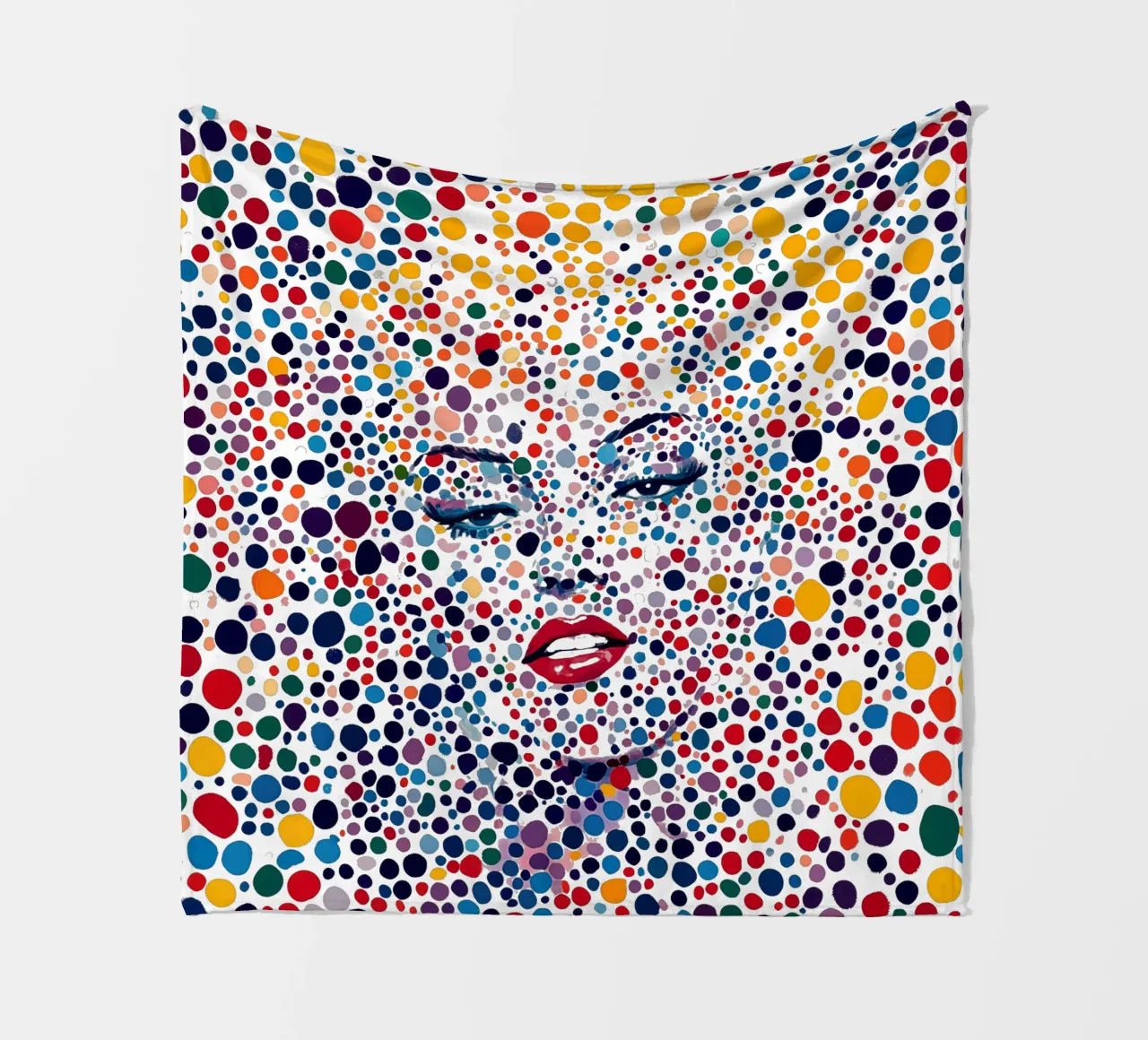Marilyn Everywhere | Pop Art e Pointillismus coperta in pile da Autofocus
