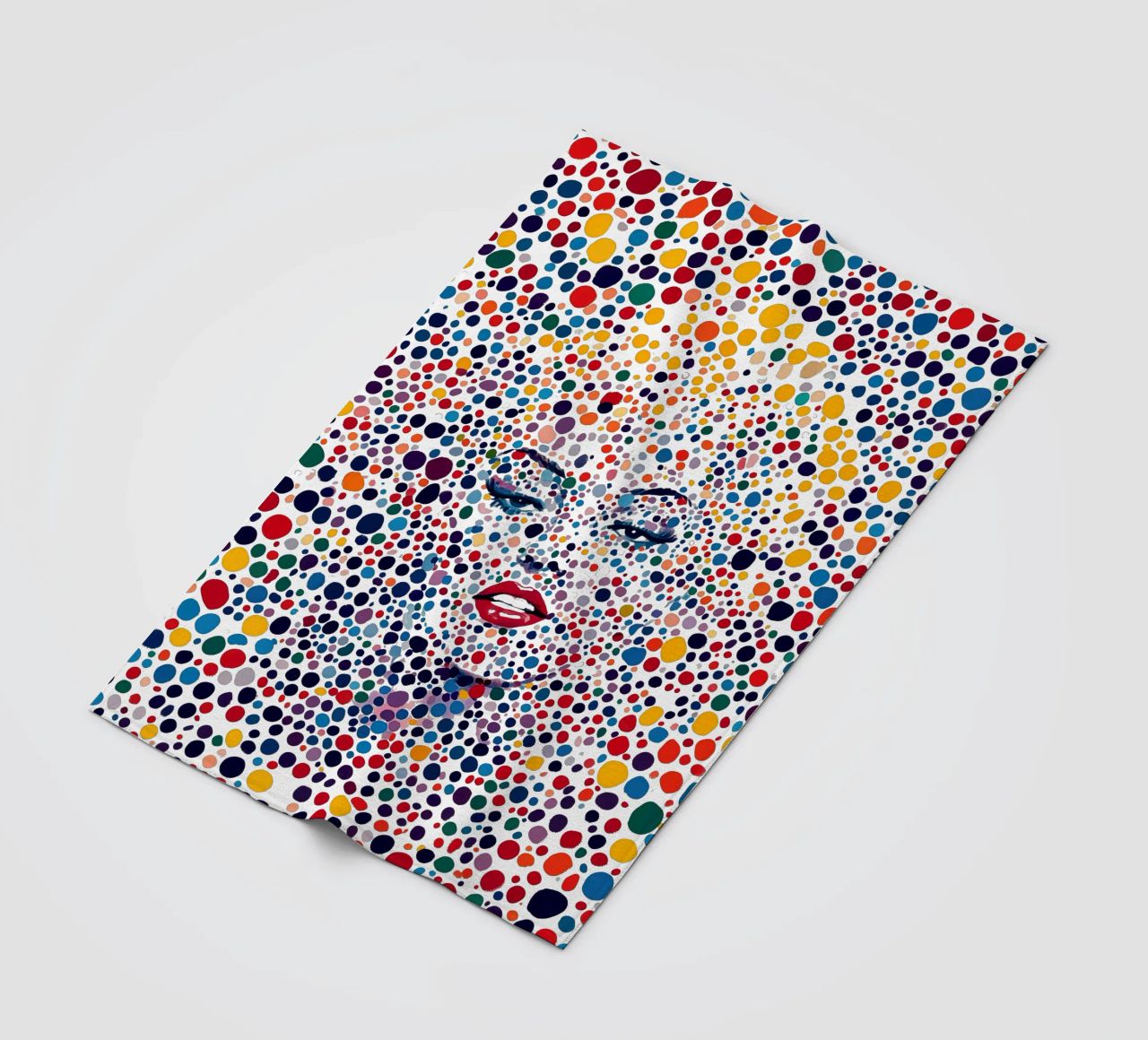 Marilyn Everywhere | Pop Art e Pointillismus coperta in pile da Autofocus