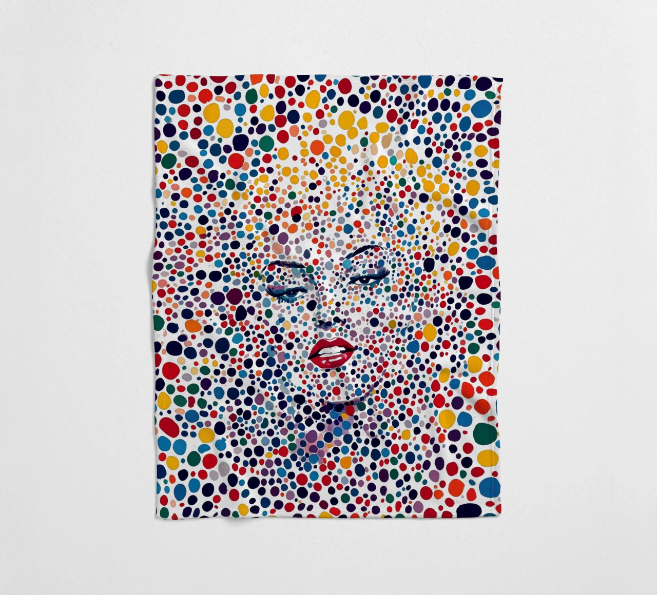 Marilyn Everywhere | Pop Art e Pointillismus coperta in pile da Autofocus