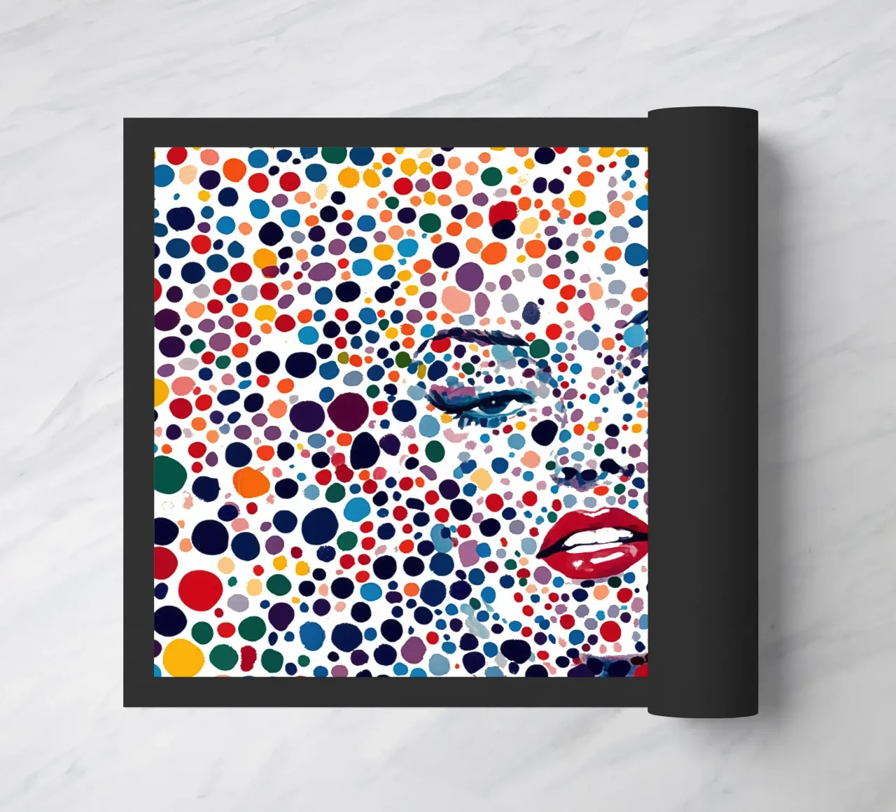 Marilyn Everywhere | Pop Art und Pointillismus felpudo de Autofocus