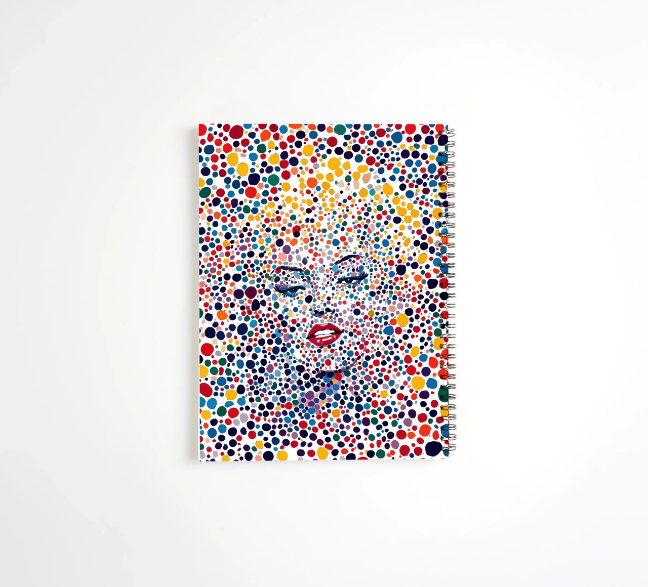 Marilyn Everywhere | Pop Art e Pointillismus diario ad anelli da Autofocus