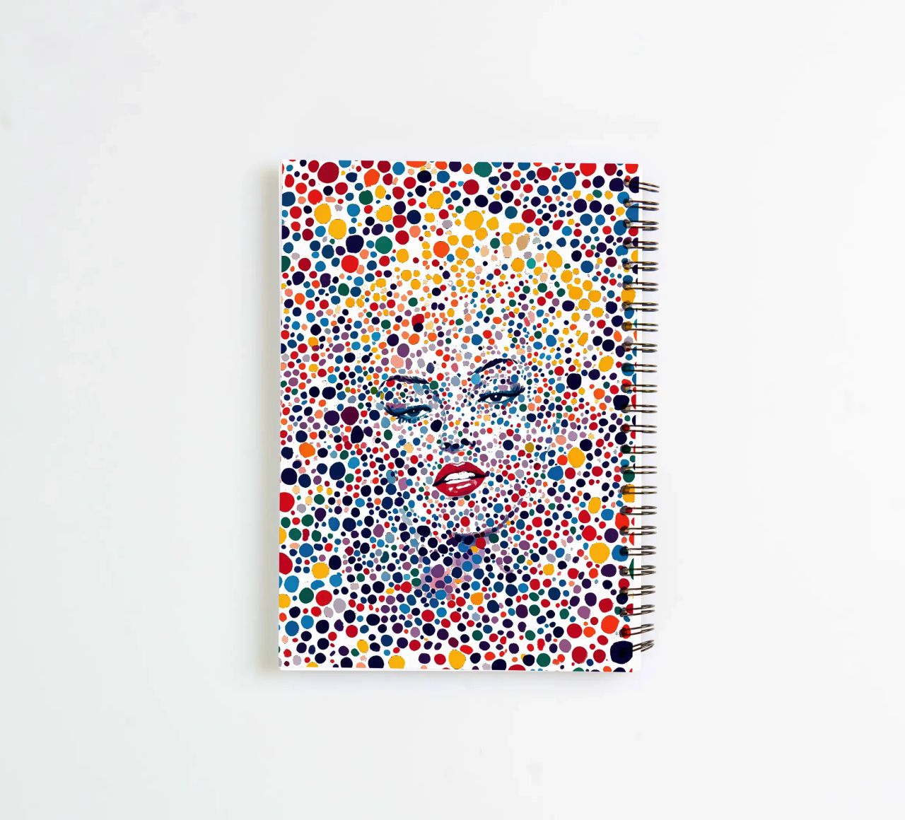Marilyn Everywhere | Pop Art e Pointillismus diario ad anelli da Autofocus