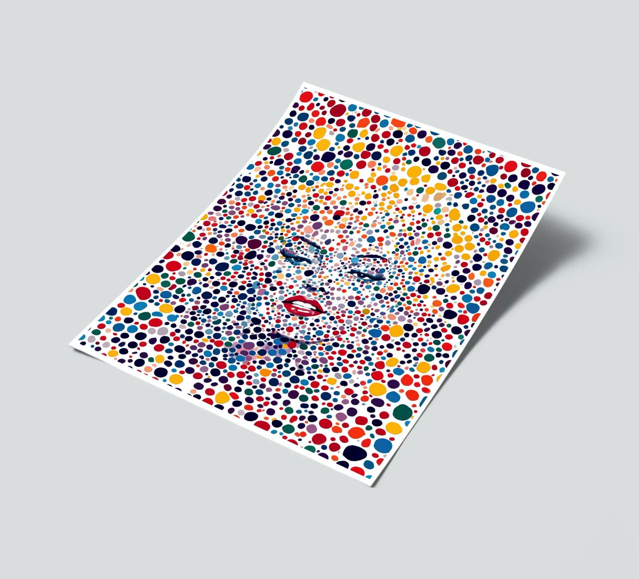 Marilyn Everywhere | Pop Art e Pointillismus foglio adesivo da Autofocus