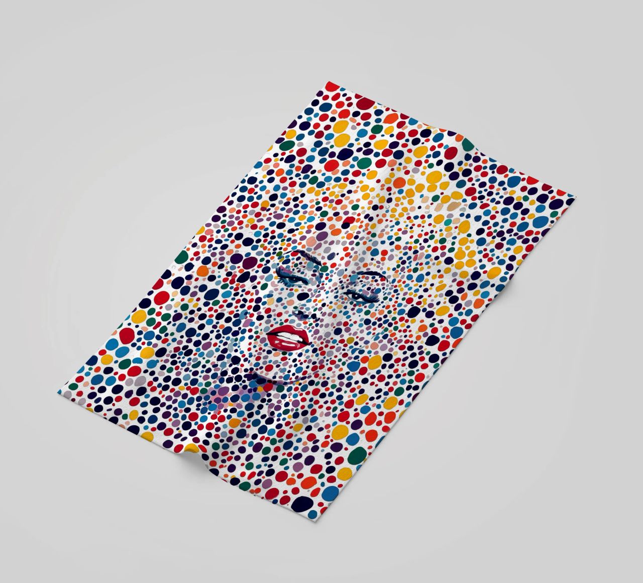 Marilyn Everywhere | Pop Art e Pointillismus telo mare da Autofocus