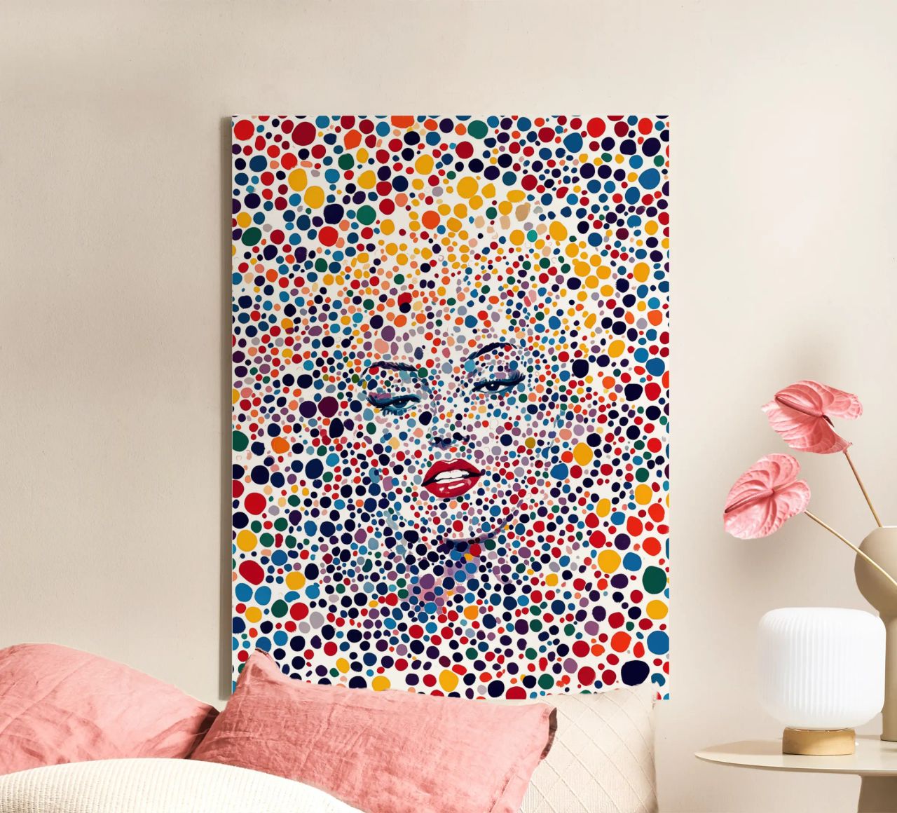 Marilyn Everywhere | Pop Art e Pointillismus tela da Autofocus