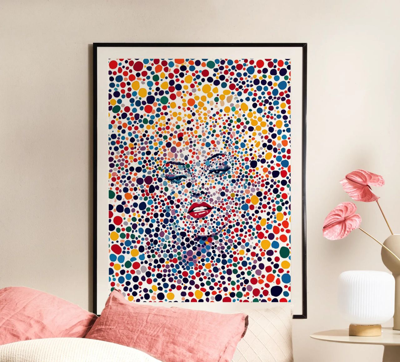 Marilyn Everywhere | Pop Art e Pointillismus poster da Autofocus