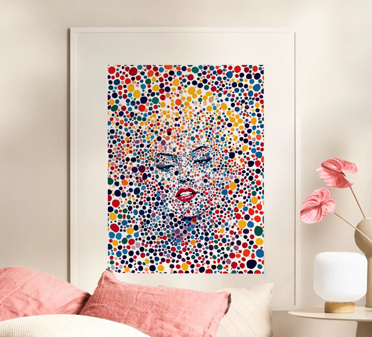 Marilyn Everywhere | Pop Art e Pointillismus poster da Autofocus