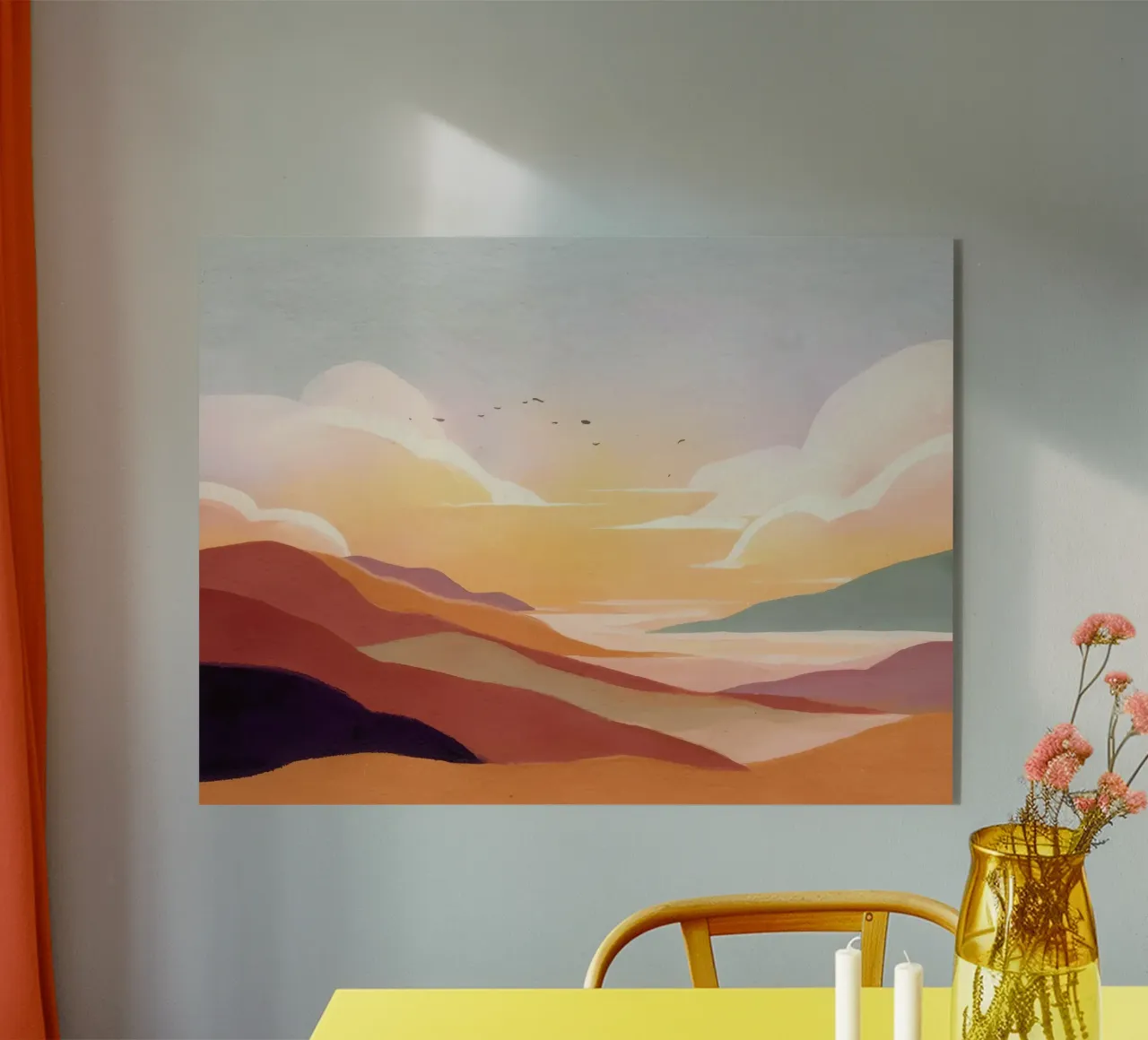 Golden Sunset plexiglass da softsoul