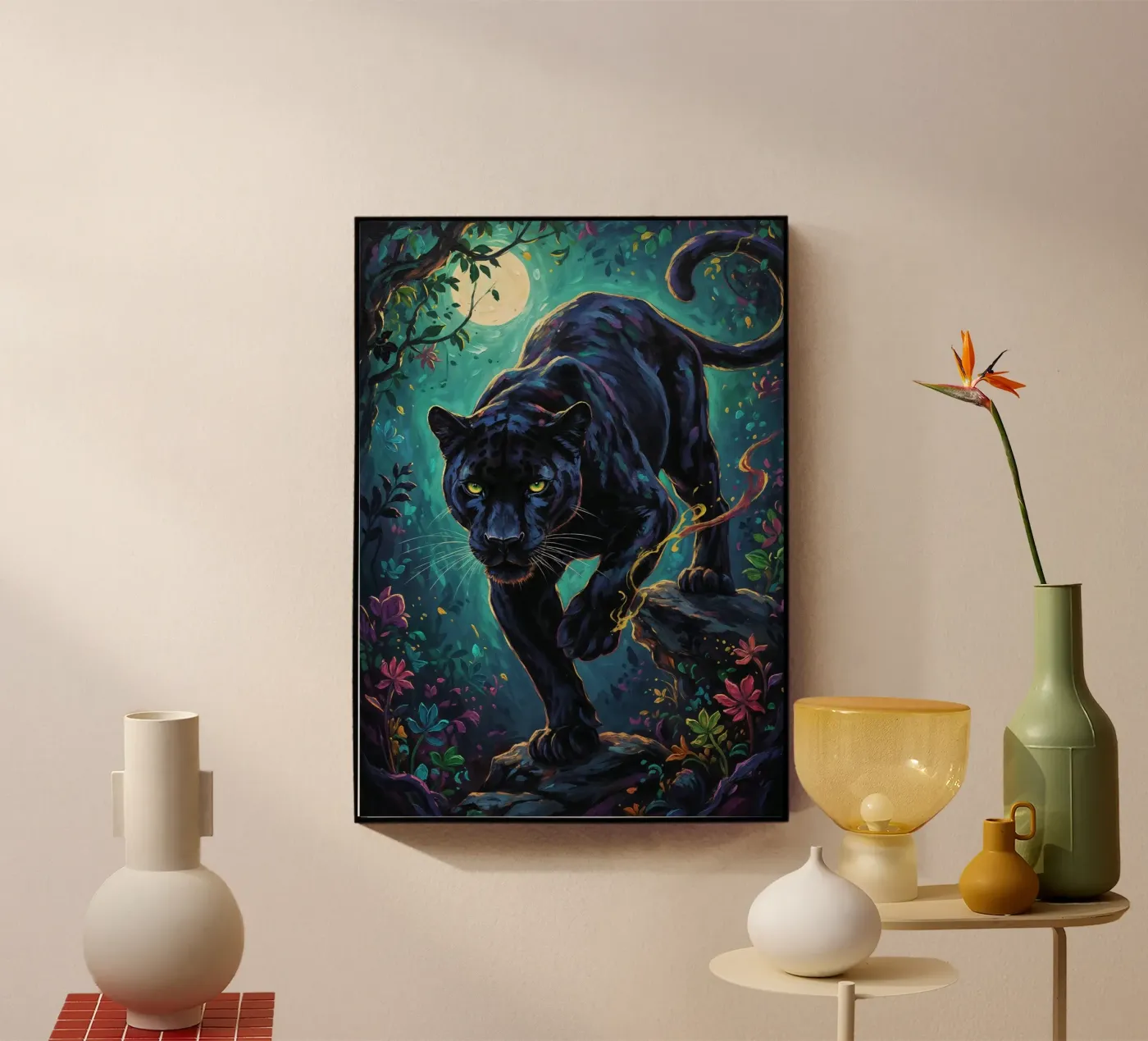Painter Black Panther plexiglas de LM2Kone III