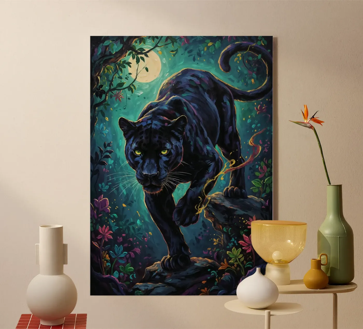 Painter Black Panther plexiglas de LM2Kone III