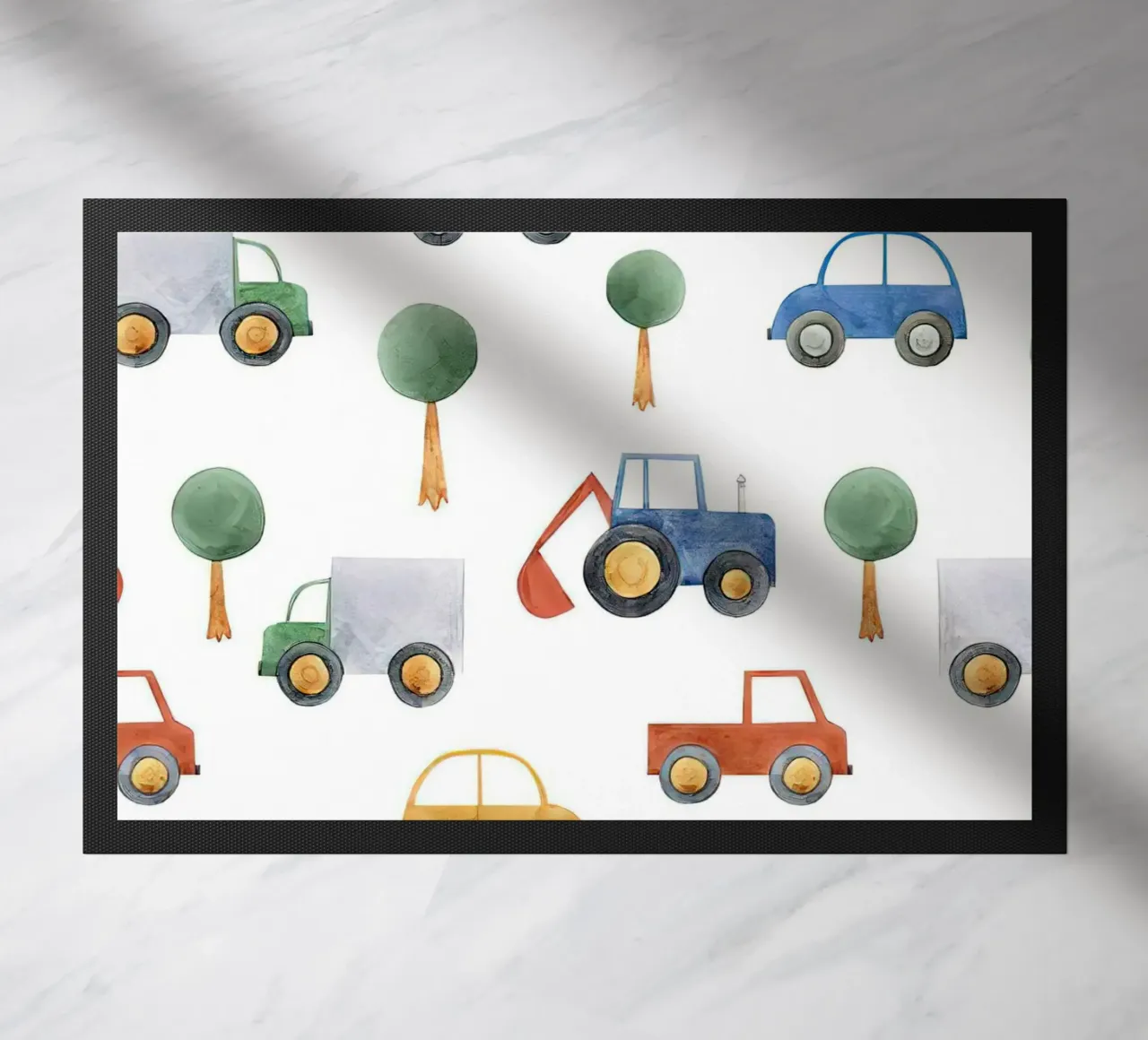 Auto e camion zerbino da Emil Art Studio