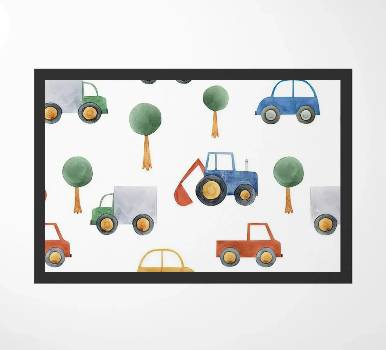 Auto e camion zerbino da Emil Art Studio