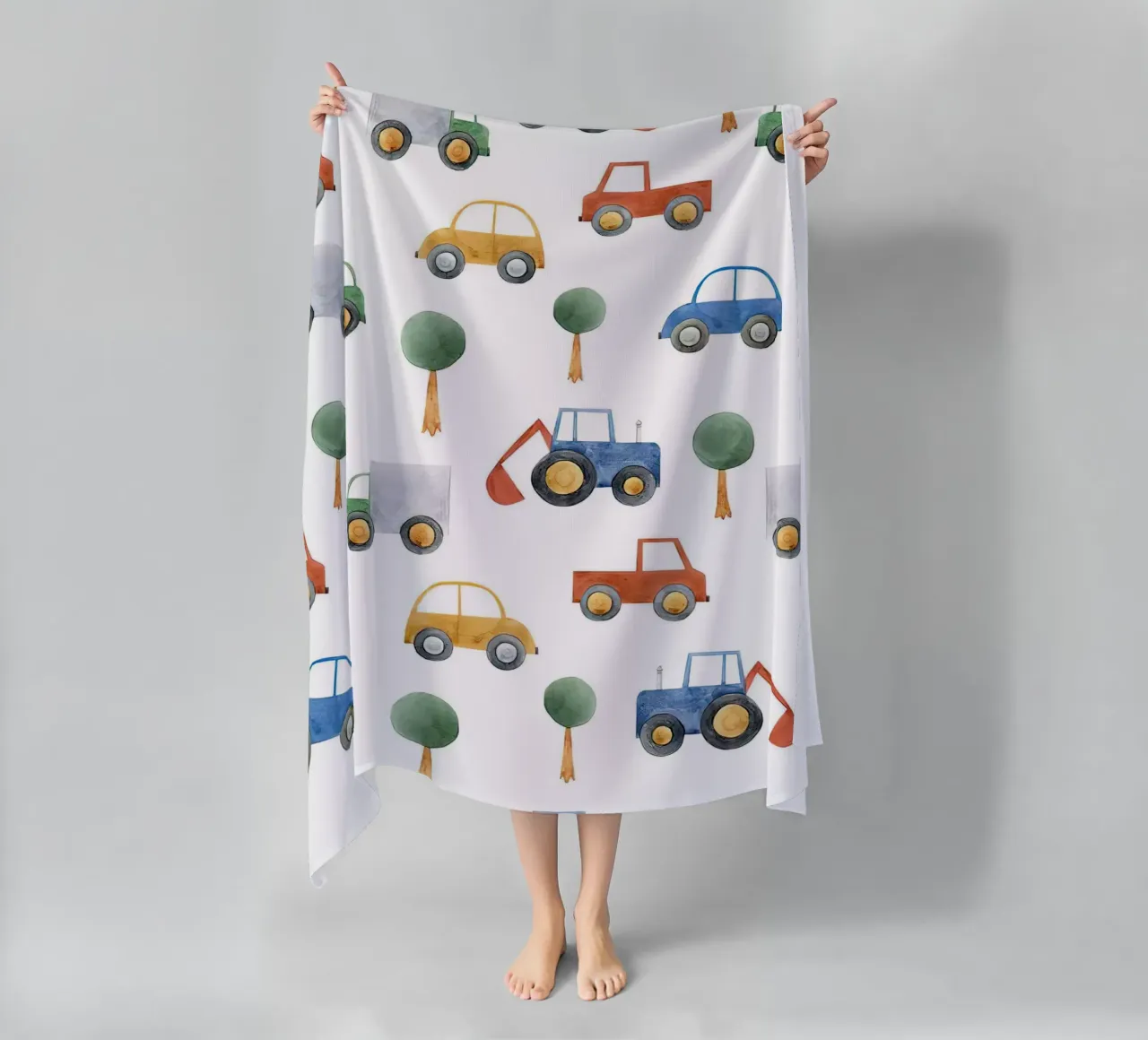 Cars and Trucks telo mare da Emil Art Studio