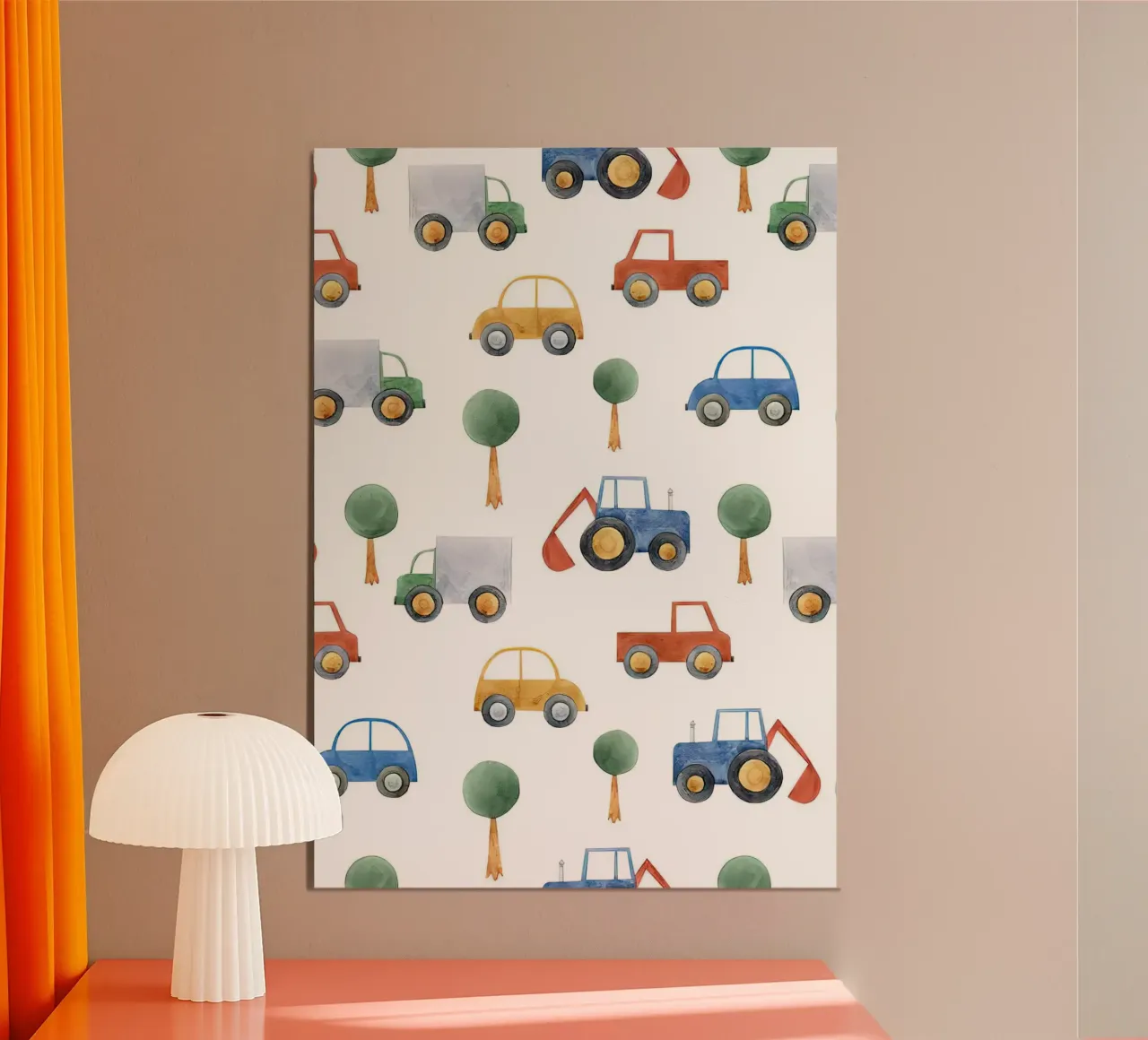 Auto e camion poster da Emil Art Studio