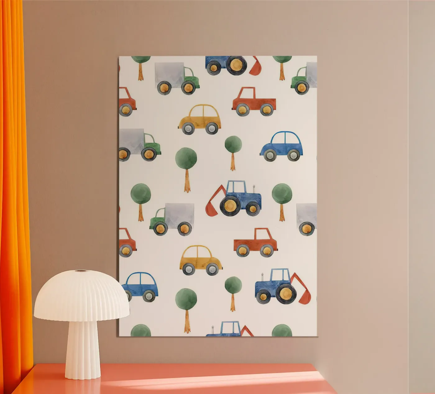 Auto e camion poster da Emil Art Studio