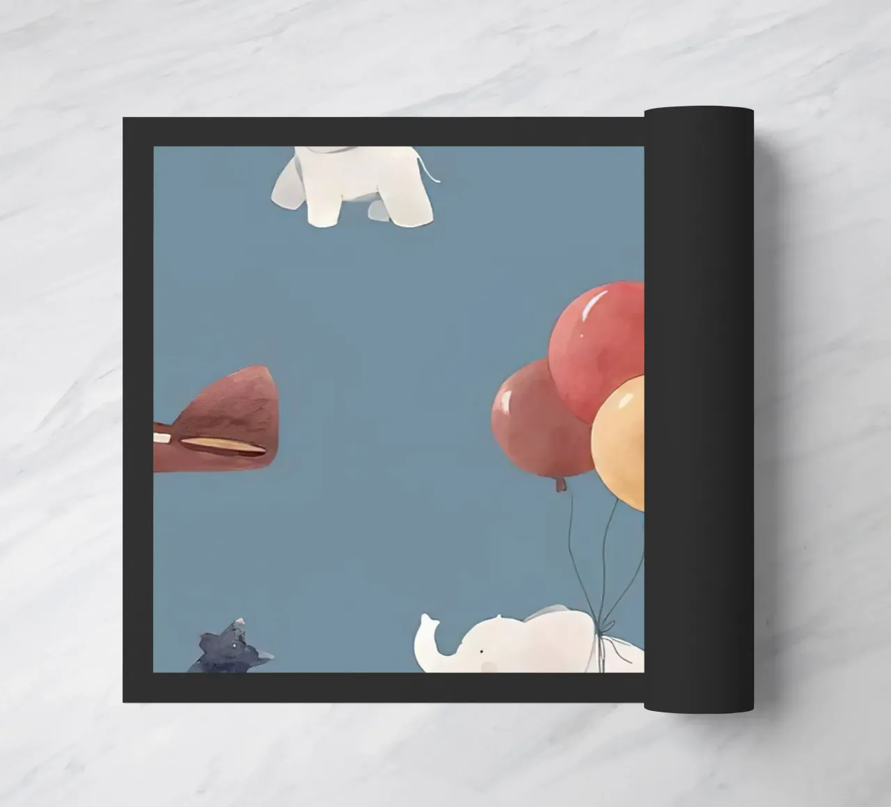 Airborne Objects doormat by Emil Art Studio