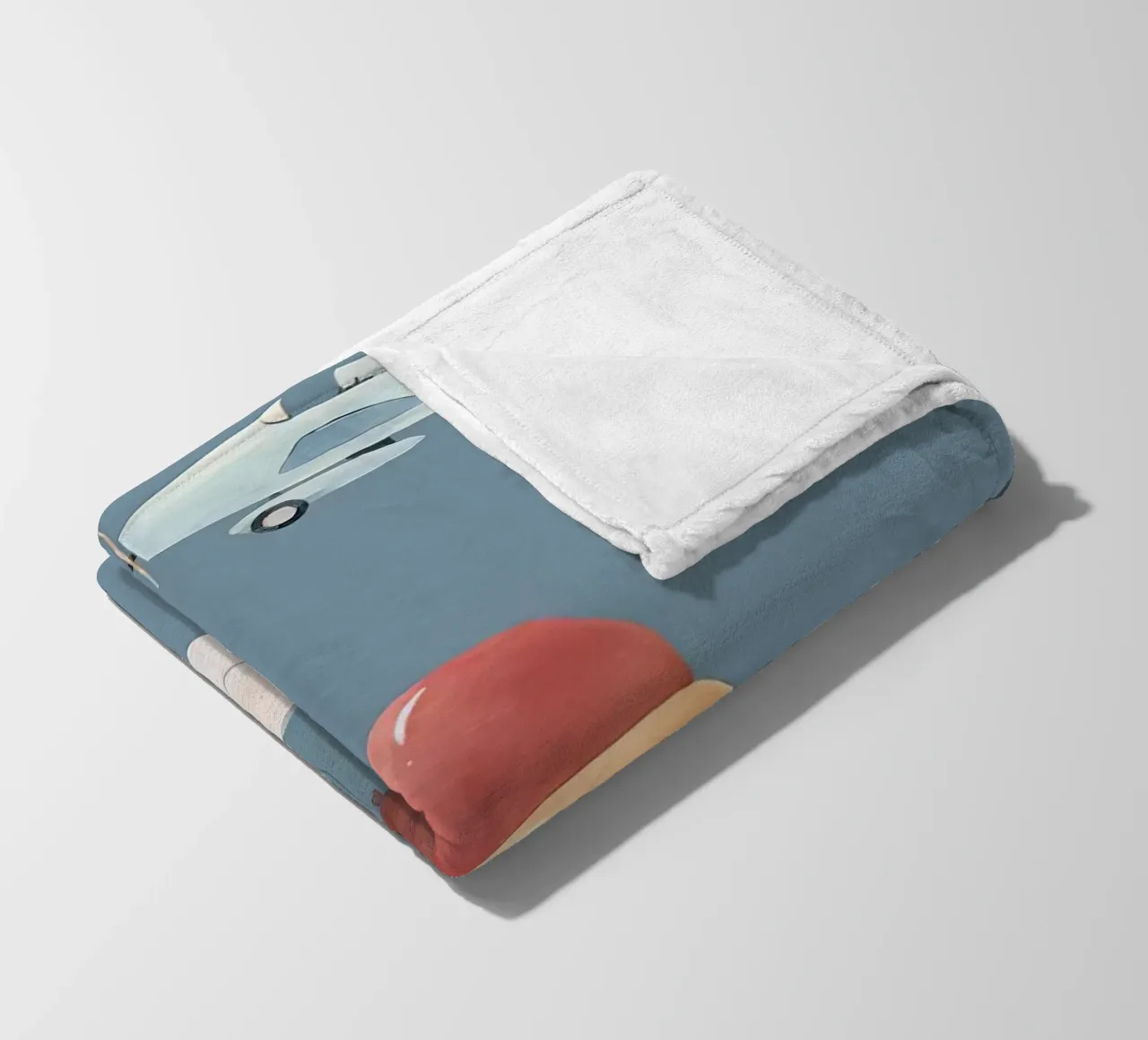 Fliegende Objekte Fleecedecke von Emil Art Studio