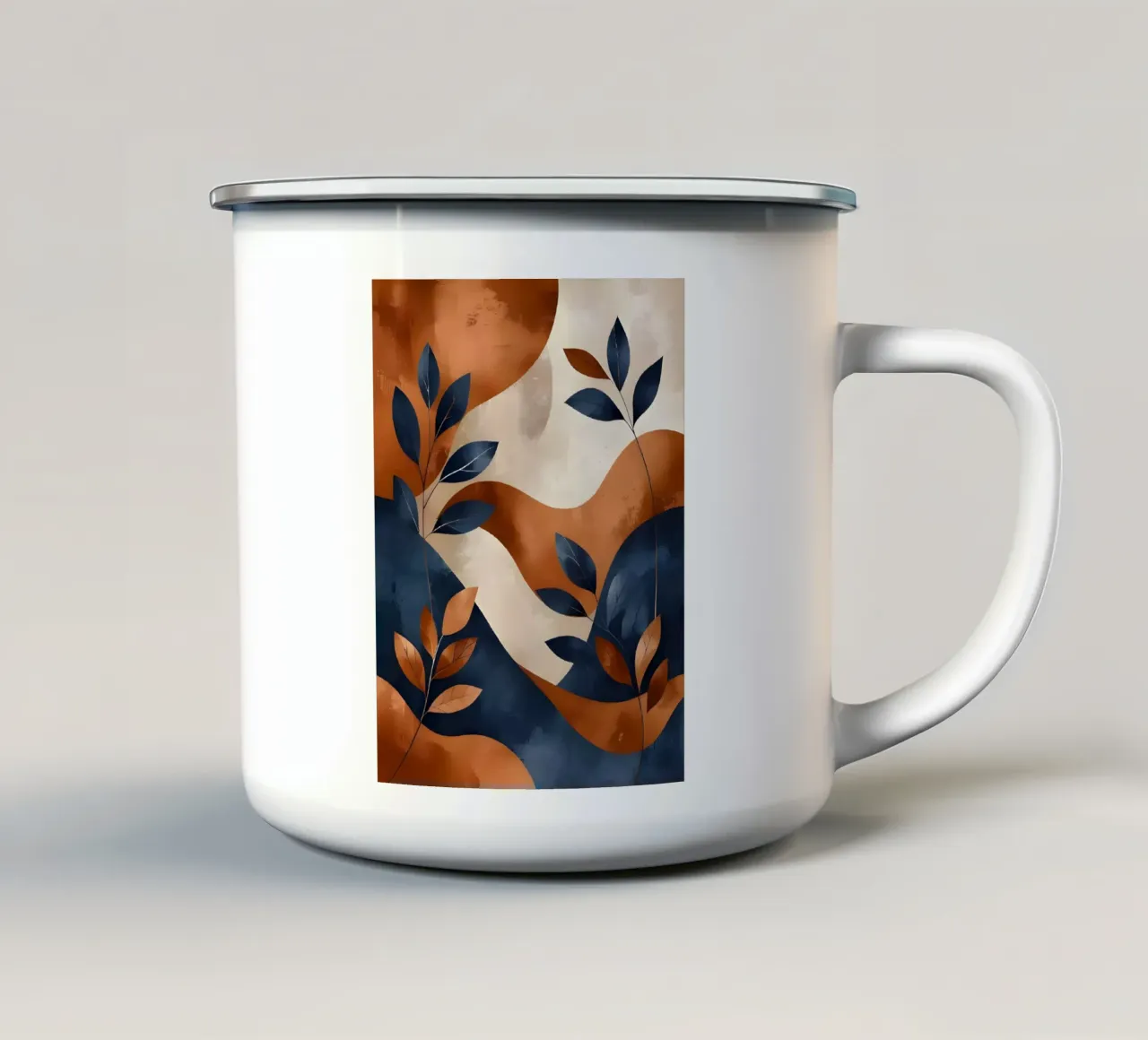 Eleganza autunnale tazza in smalto da Artistic-shop