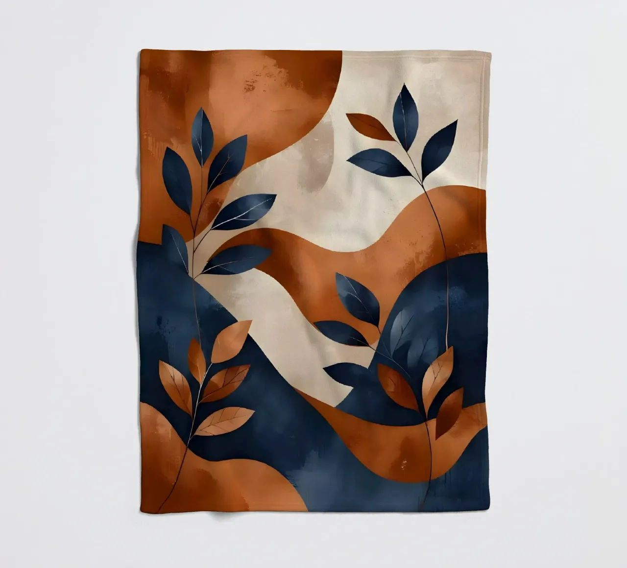 Autumnal Elegance fleece blanket by Artistic-shop