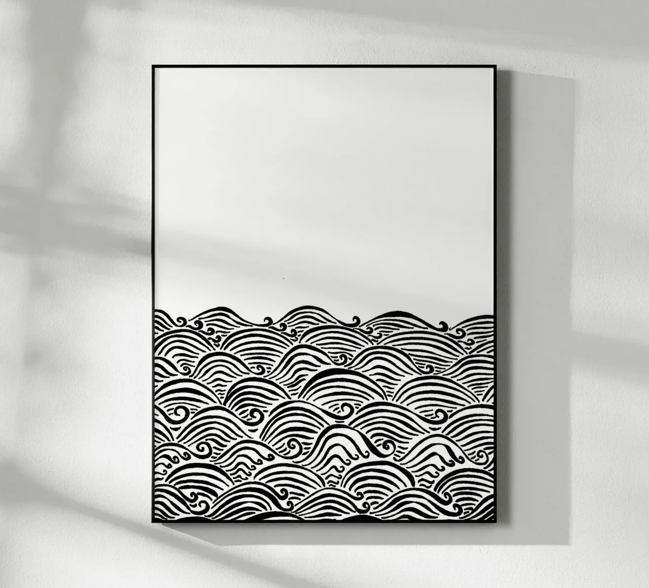 Mare Onde plexiglass da PaperLine Art Black & White