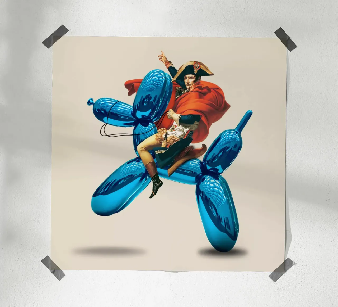 The Fake Conqueror poster con telaio in legno da Dikhotomy