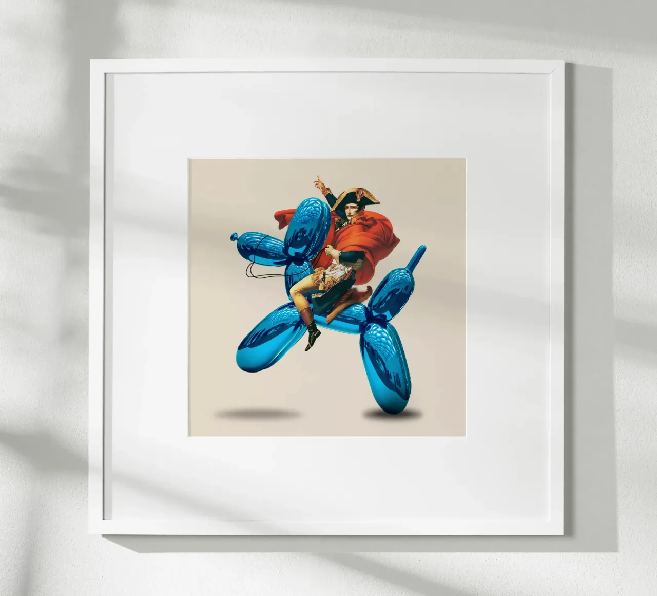The Fake Conqueror poster con telaio in legno da Dikhotomy