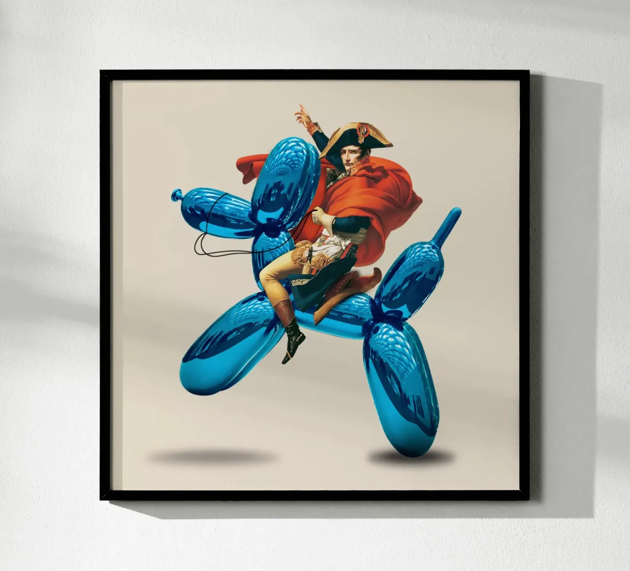 The Fake Conqueror poster con telaio in legno da Dikhotomy