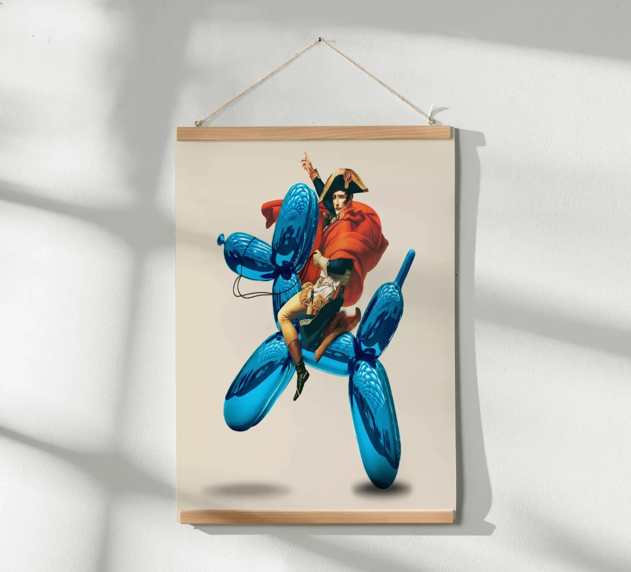 The Fake Conqueror poster con telaio in legno da Dikhotomy