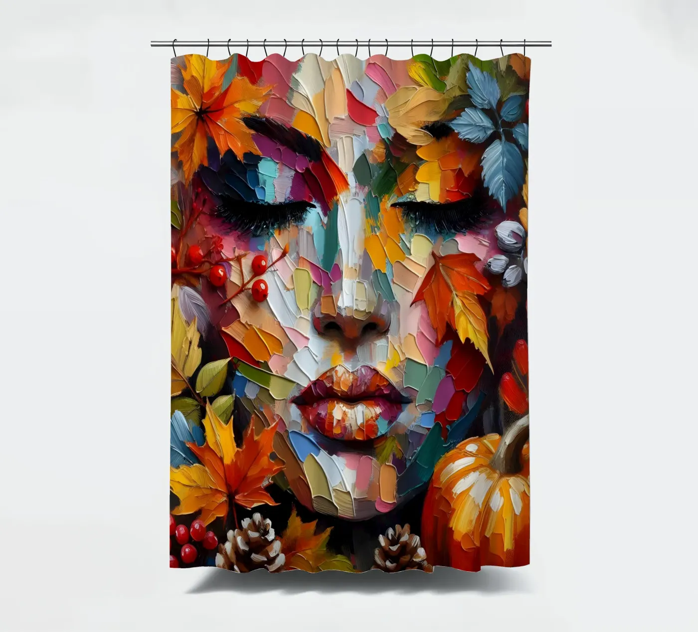 TRANQUILITY shower curtain by ARTOMATIC