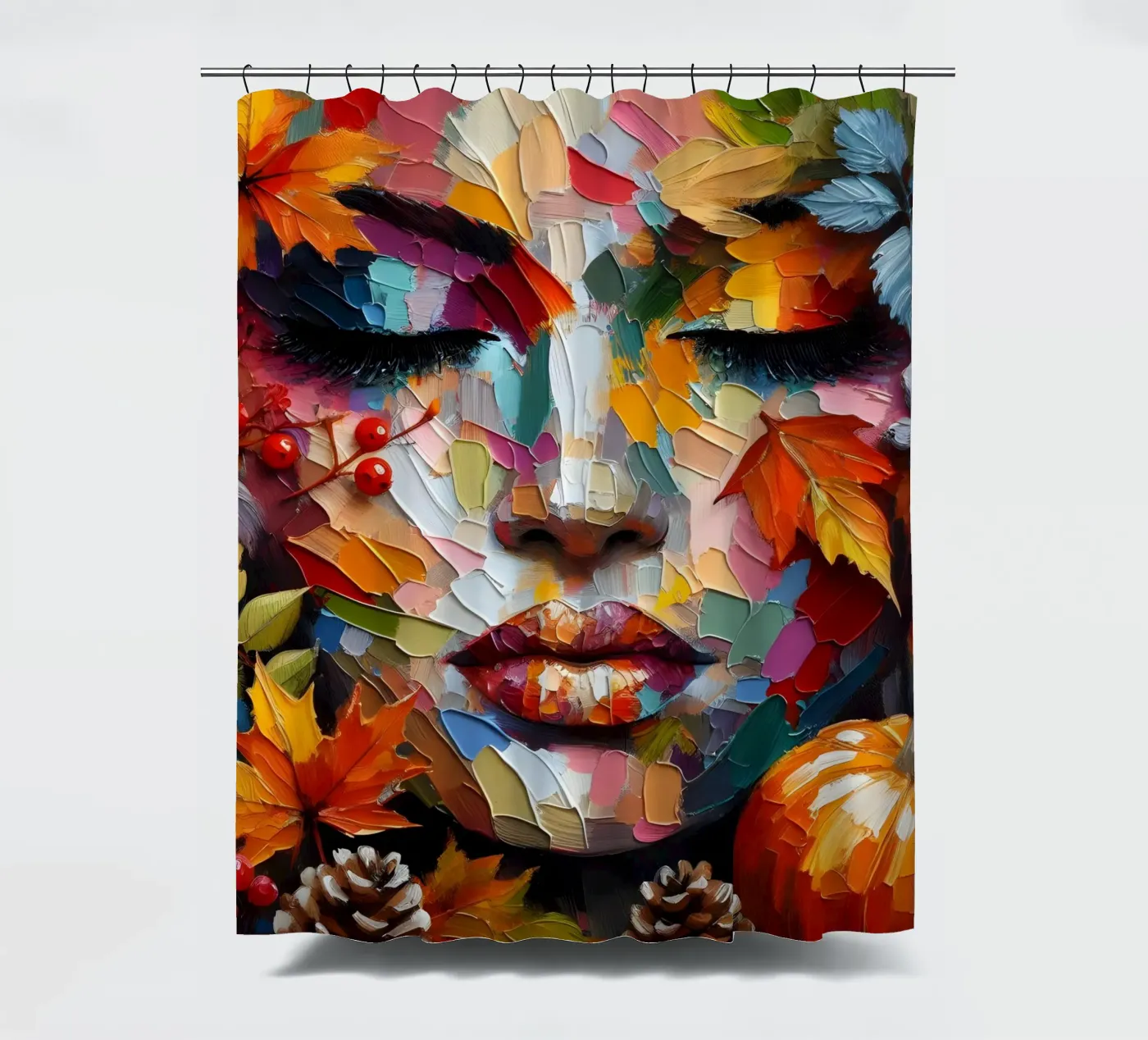 TRANQUILITY shower curtain by ARTOMATIC