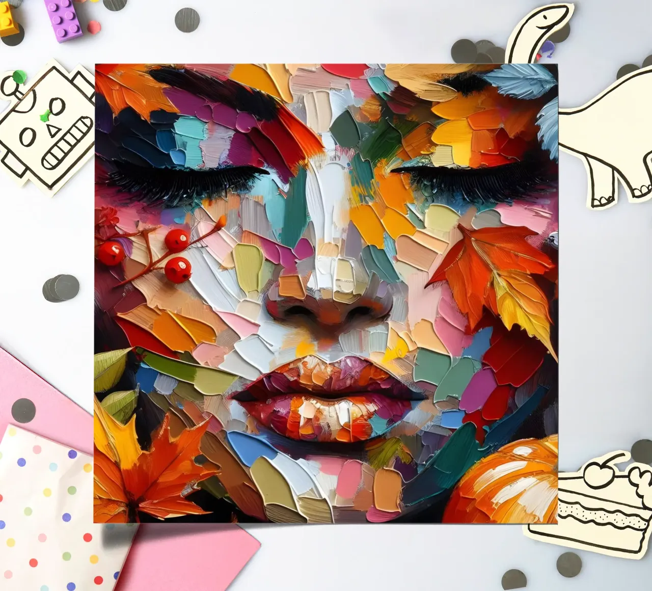 TRANQUILITY sticker sheet by ARTOMATIC