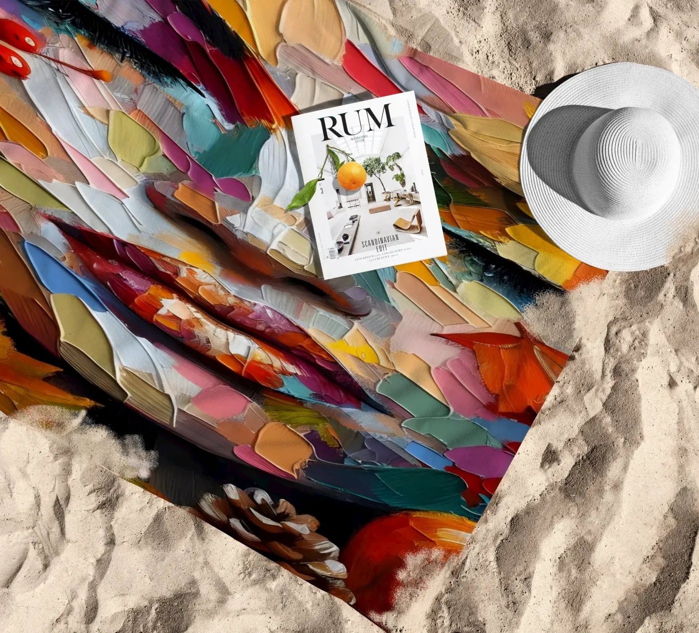TRANQUILITEIT strandhanddoek van ARTOMATIC