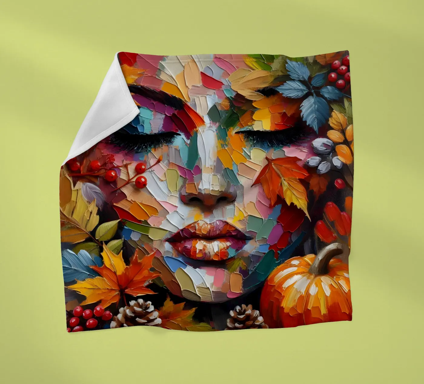 TRANQUILITÉ plaid polaire de ARTOMATIC