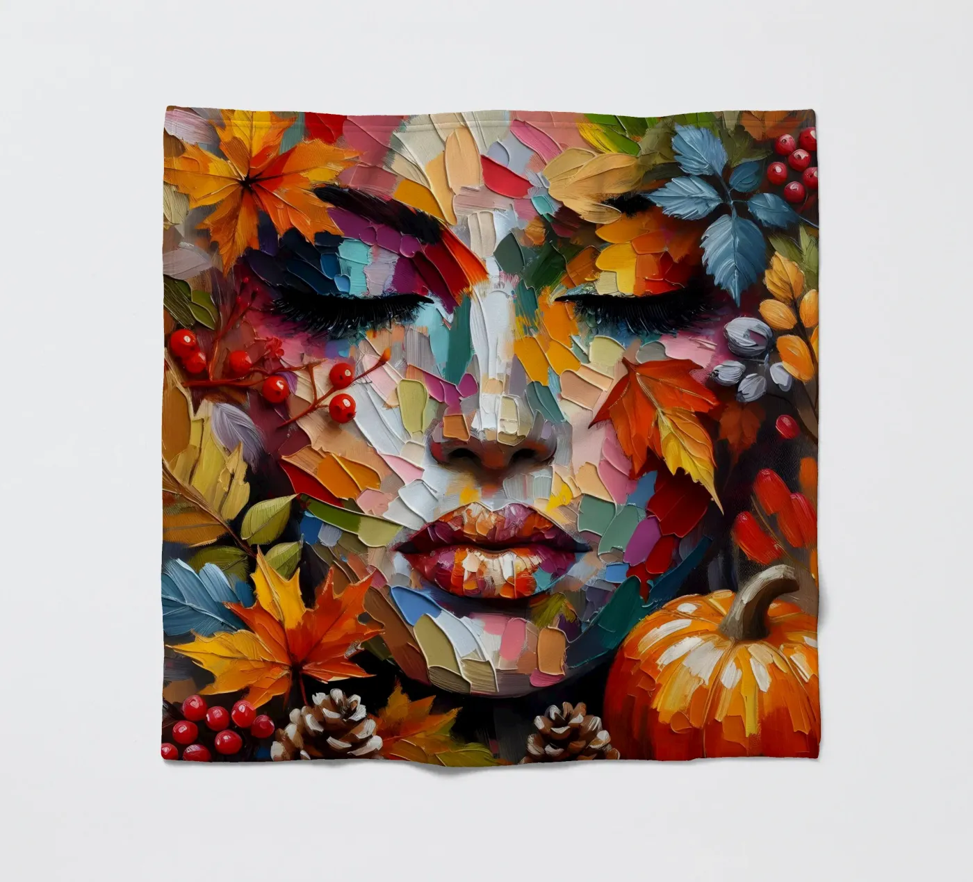 TRANQUILITÉ plaid polaire de ARTOMATIC