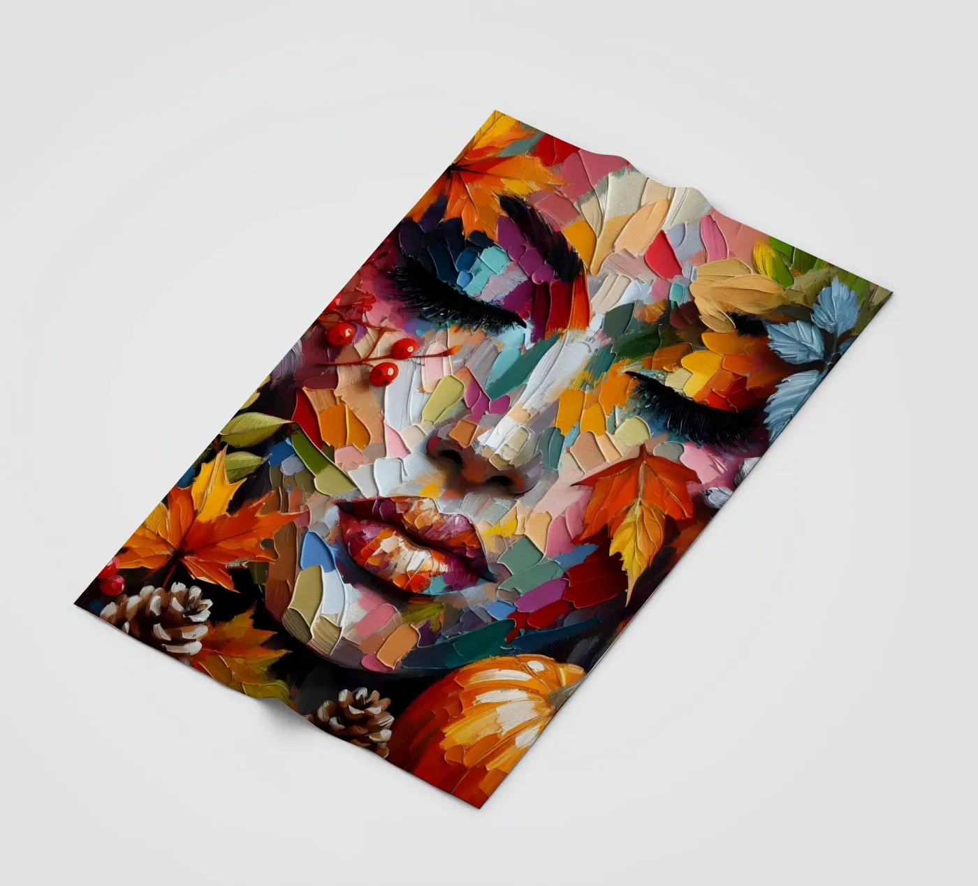 TRANQUILITÉ plaid polaire de ARTOMATIC