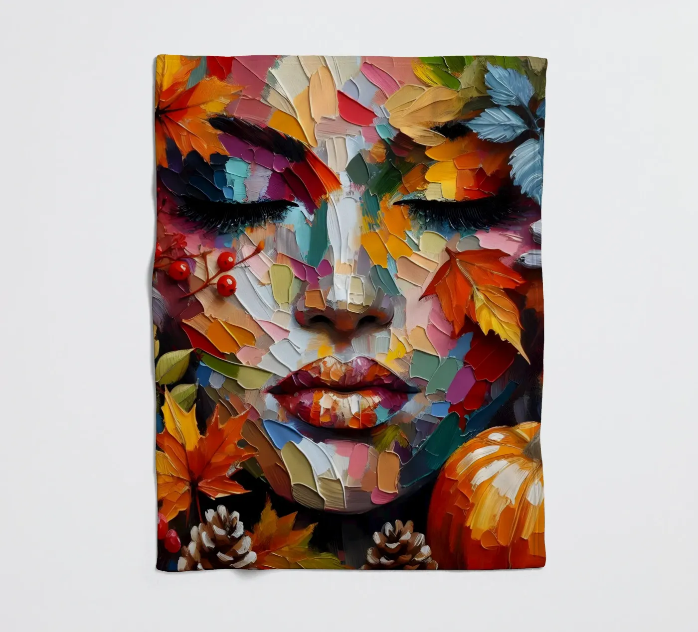 TRANQUILITÉ plaid polaire de ARTOMATIC