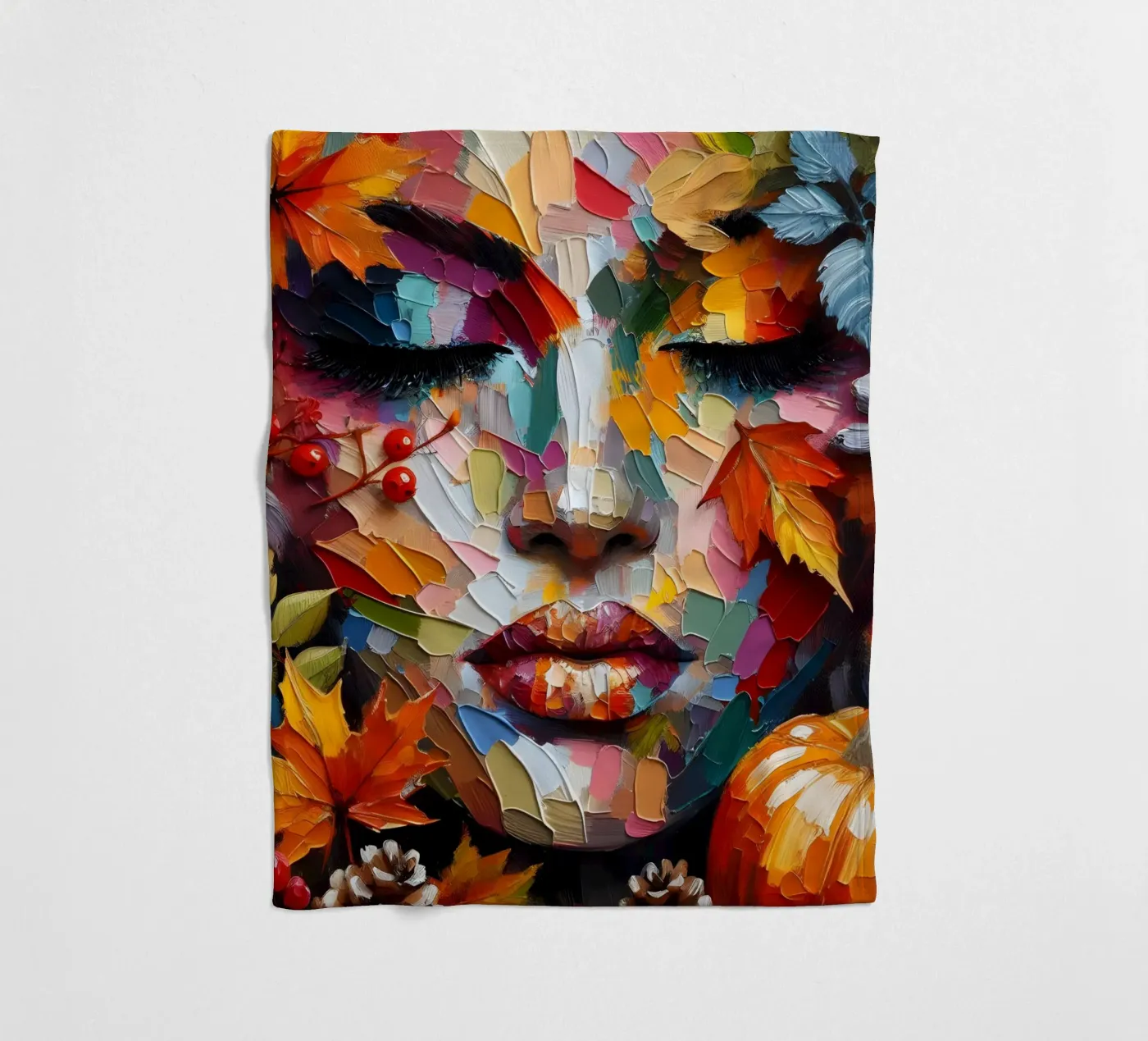 TRANQUILITÉ plaid polaire de ARTOMATIC