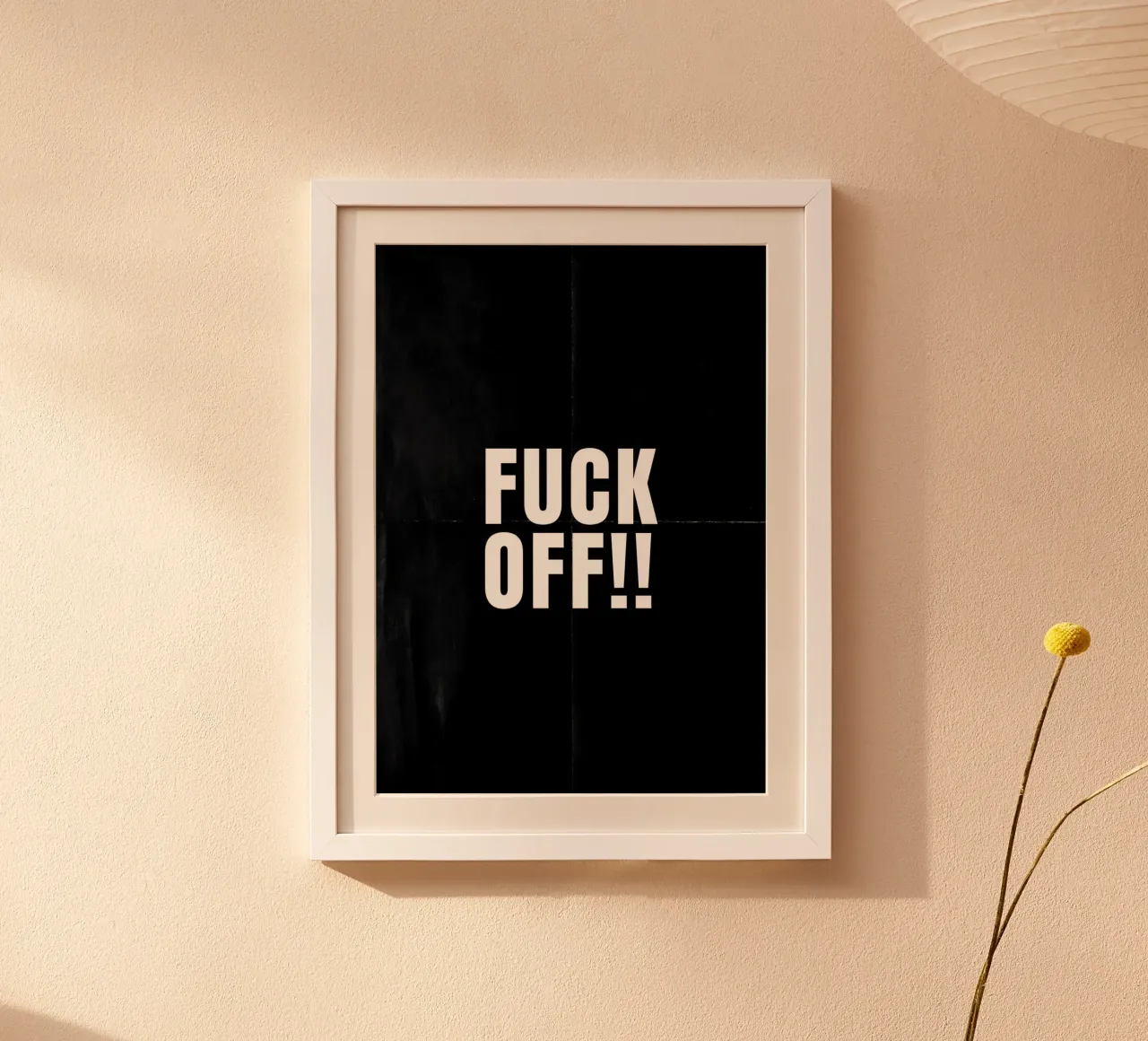 fuk off poster da QuoteFrame