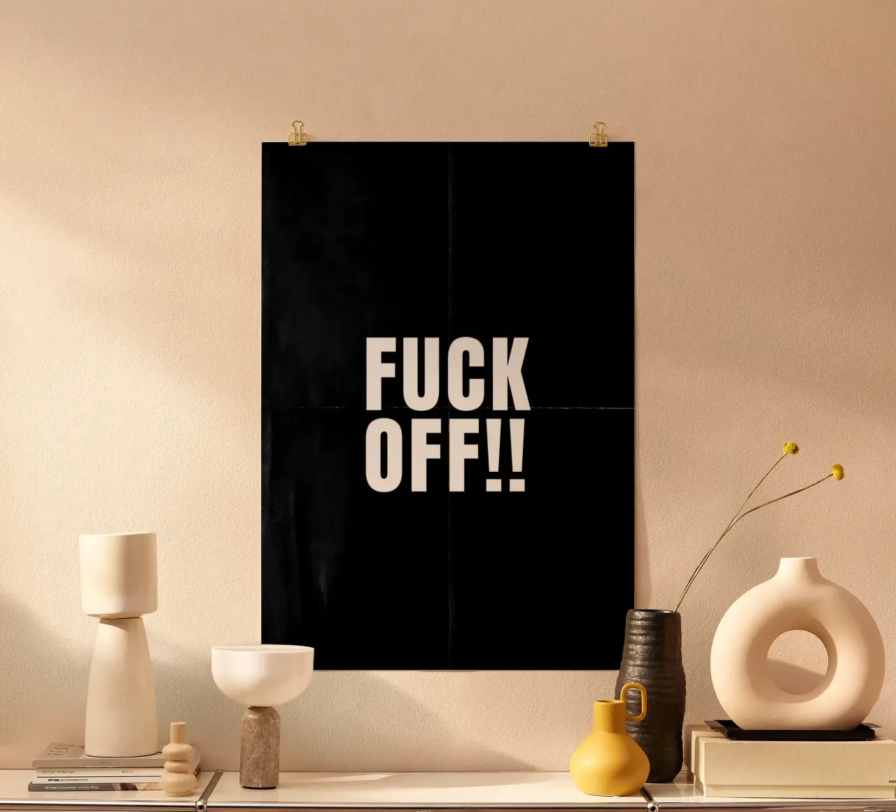 fuk off poster da QuoteFrame