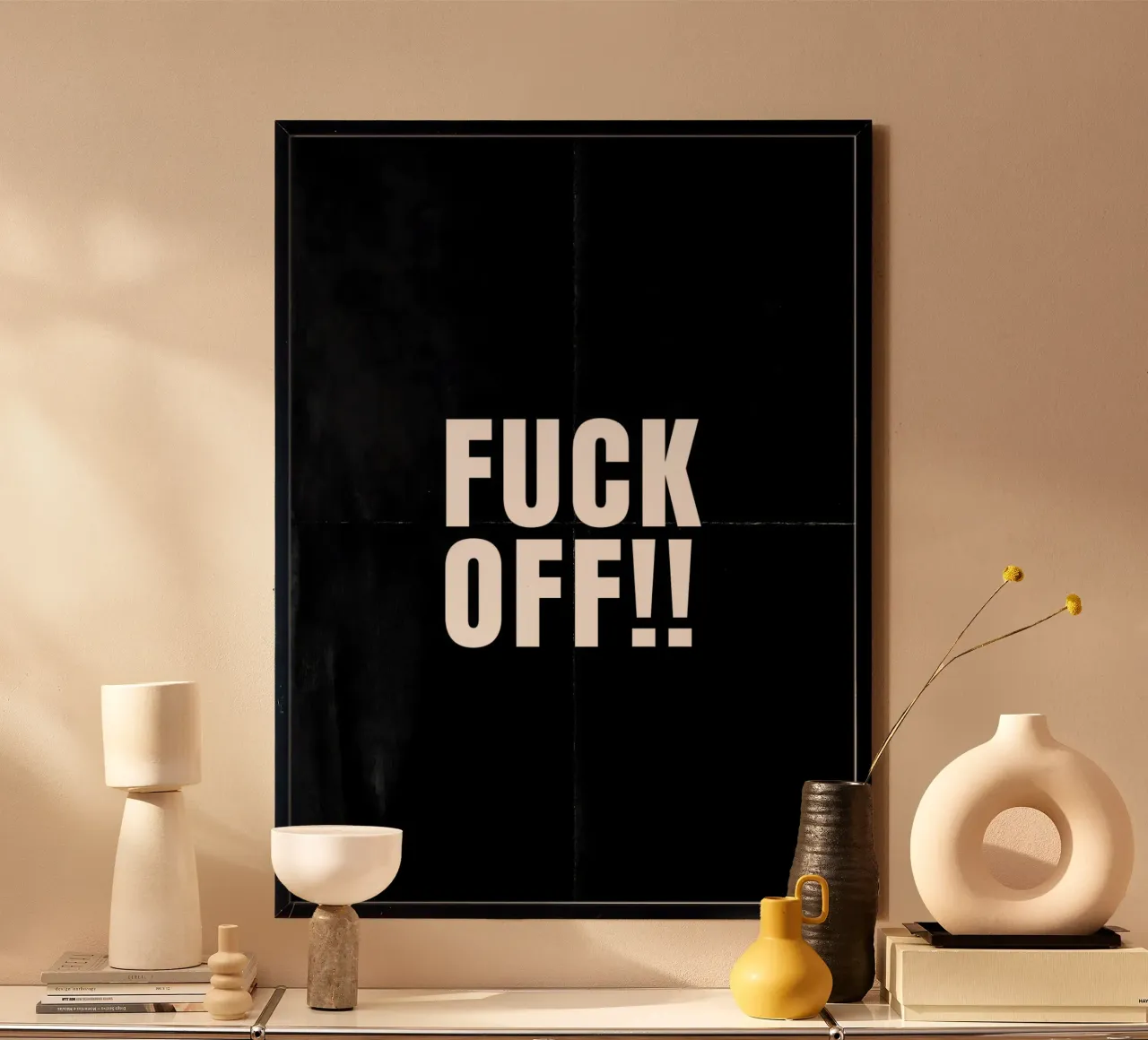 fuk off poster da QuoteFrame
