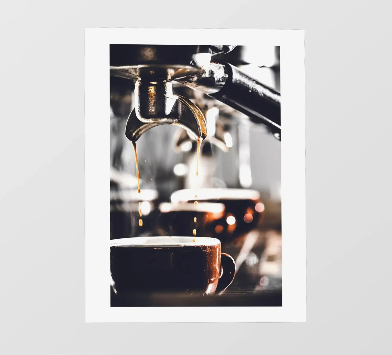 L'indulgenza del caffè - l'espresso d'atmosfera telo in pvc da Whole©