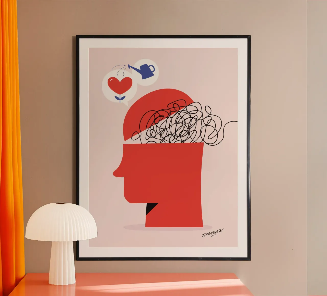 Ansia poster da Tamsen Design