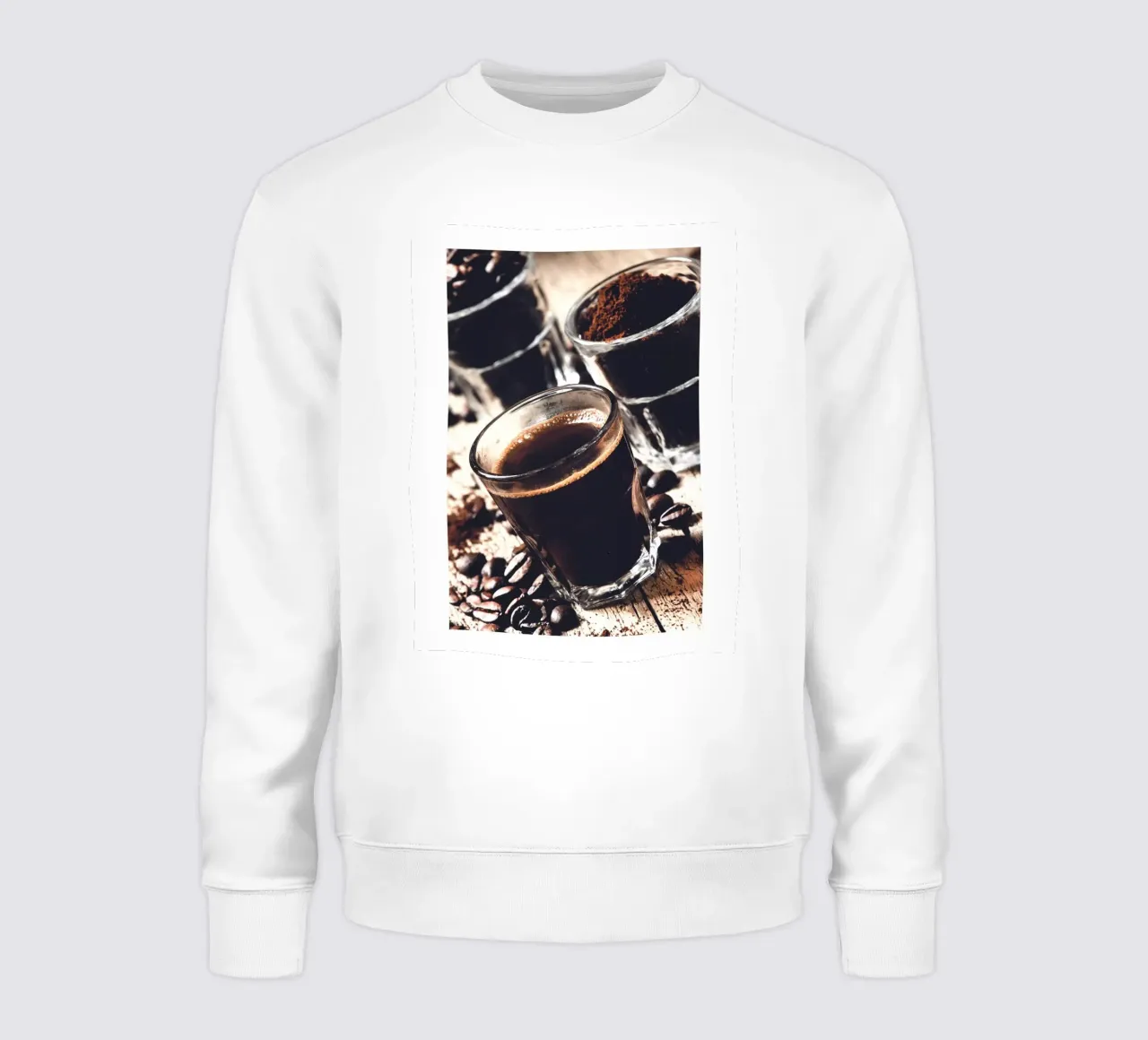 Momenti di caffè - Arte del caffè rustica felpa da Whole©